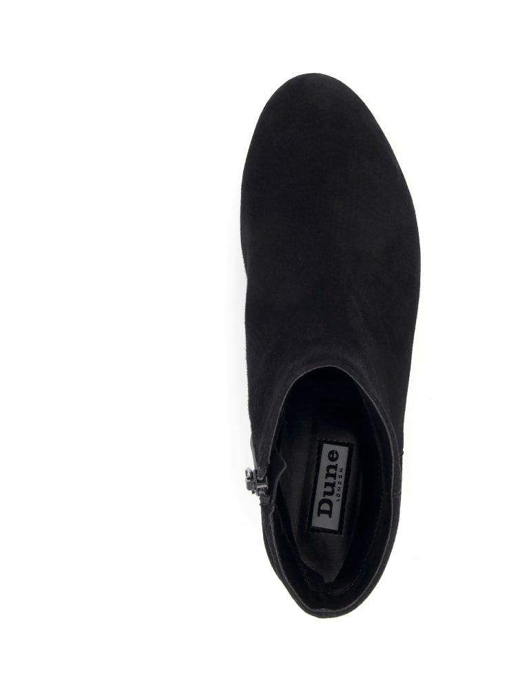 Wide Fit Suede Block Heel Ankle Boots Dune London M S