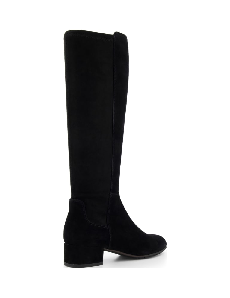 Suede wide fit boots 2025