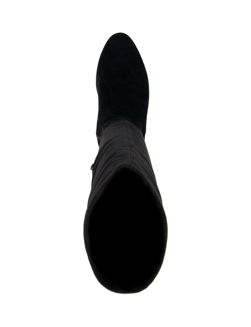 Wide Fit Suede Block Heel Knee High Boots | Dune London | M&S
