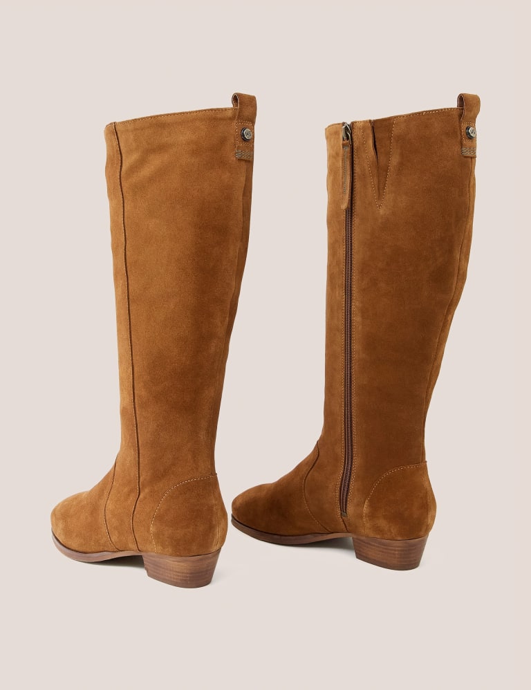 Wide fit clearance calf length boots