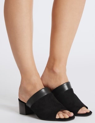 M&s sale black mules