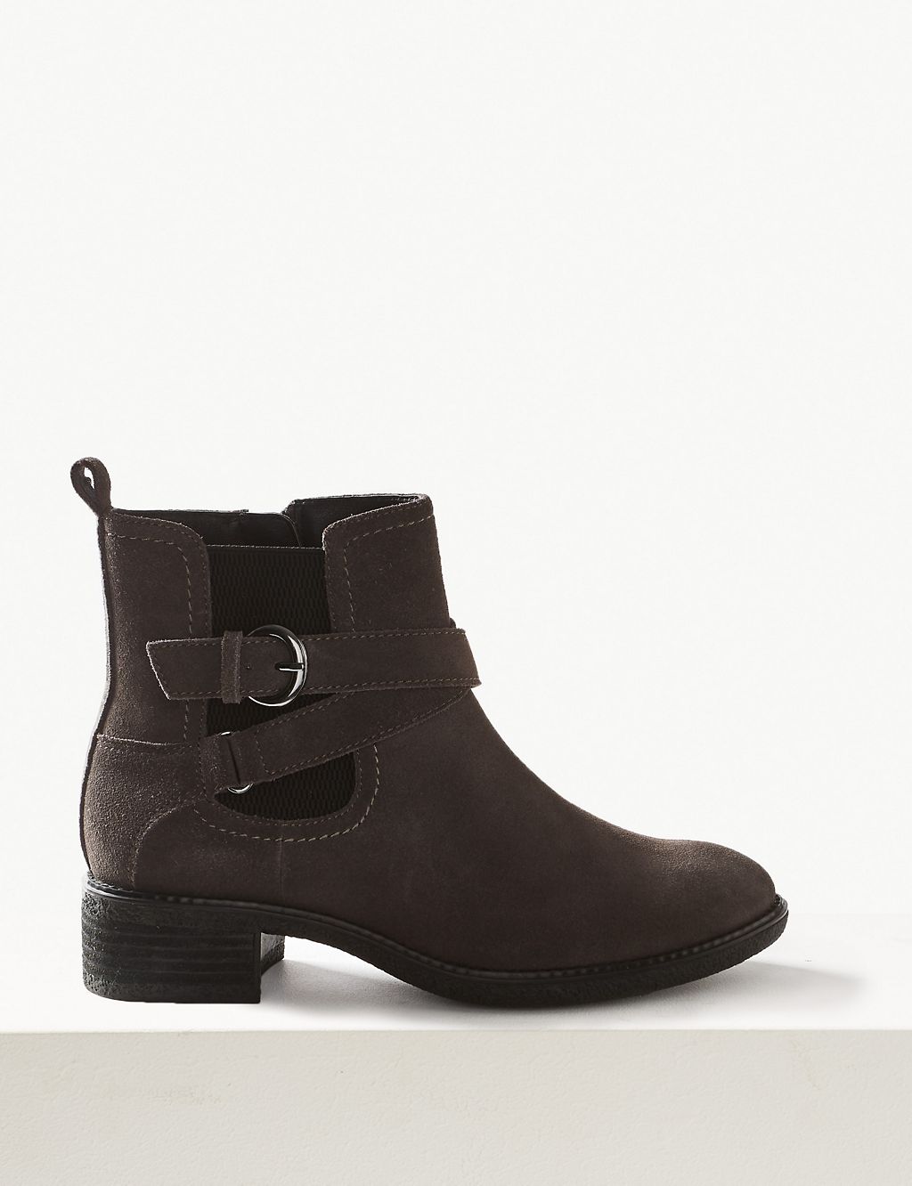 Wide Fit Suede Chelsea Ankle Boots 3 of 3