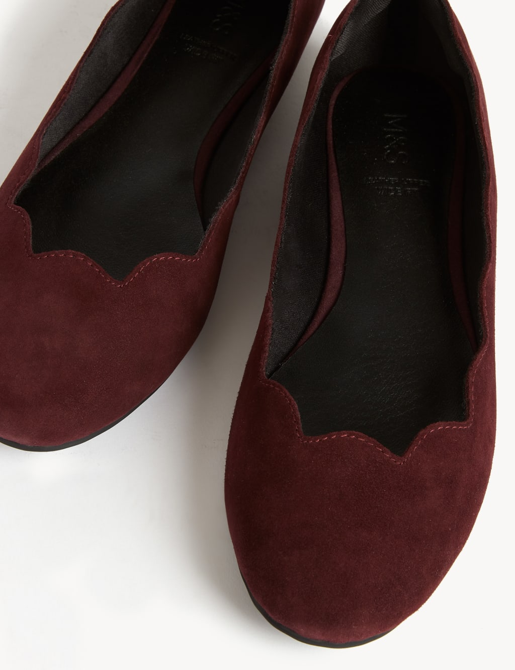 Maroon 2025 ballerina shoes