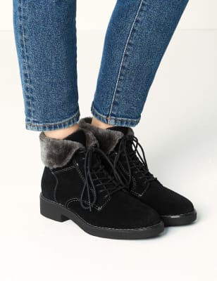 M&s ladies wide fit on sale boots