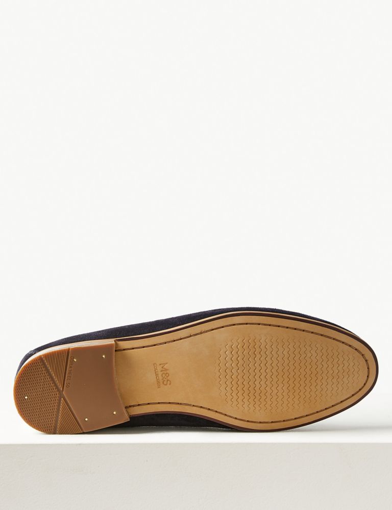 Wide Fit Suede Slip-on Loafers 5 of 5
