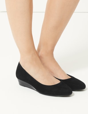 wide fit wedge shoes