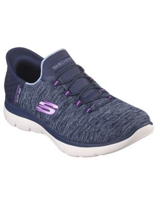 Wide Fit Summits Dazzling Haze Slip-ins Trainers Image 2 of 5