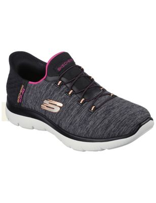 Wide Fit Summits Dazzling Haze Slip-ins Trainers Image 2 of 5