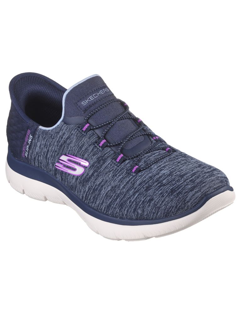 Wide Fit Summits Dazzling Haze Slip-ins Trainers 2 of 5