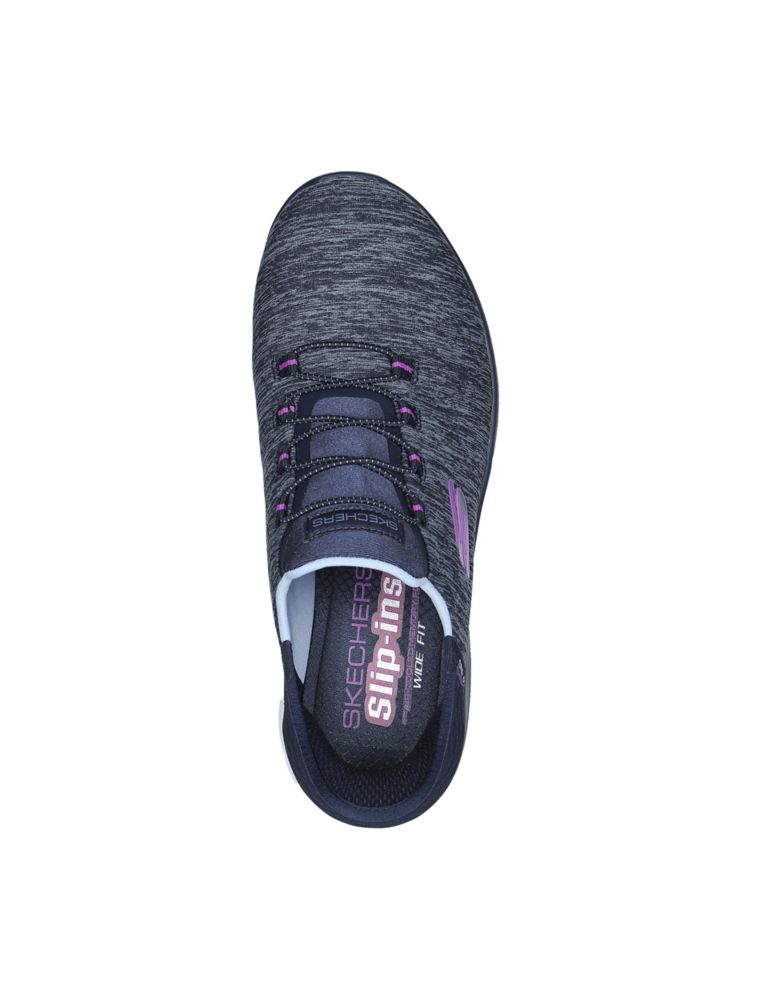 Wide Fit Summits Dazzling Haze Slip-ins Trainers 4 of 5