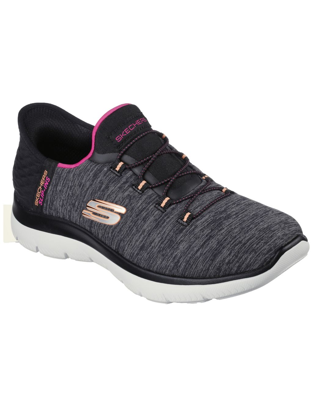 Wide Fit Summits Dazzling Haze Slip-ins Trainers 1 of 5