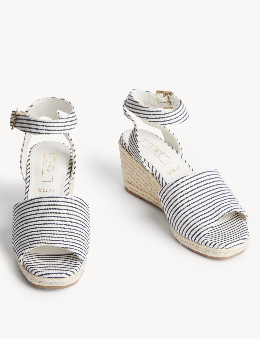 Wide Fit Wedge Espadrilles M&S Collection M&S