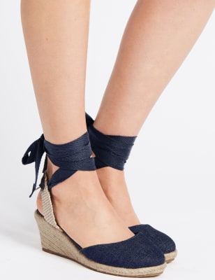 M&s wedge store heel espadrilles