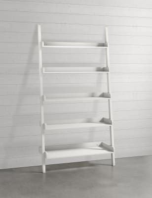 Wide on sale ladder shelf