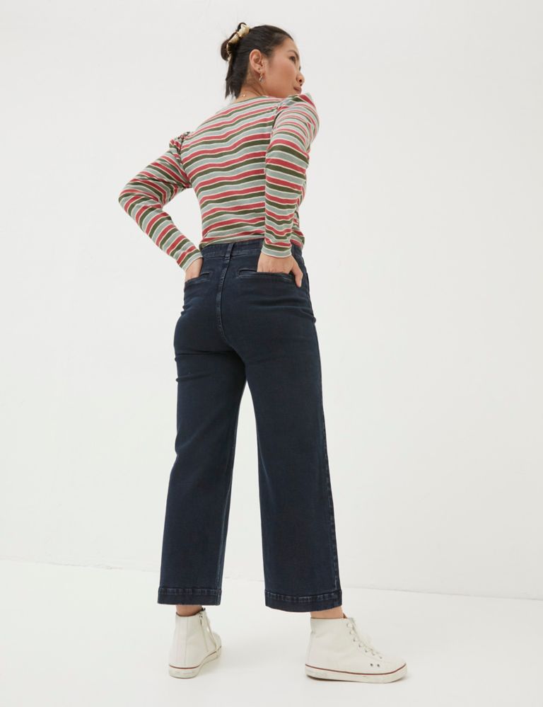 Wide Leg Cropped Jeans 4 of 6