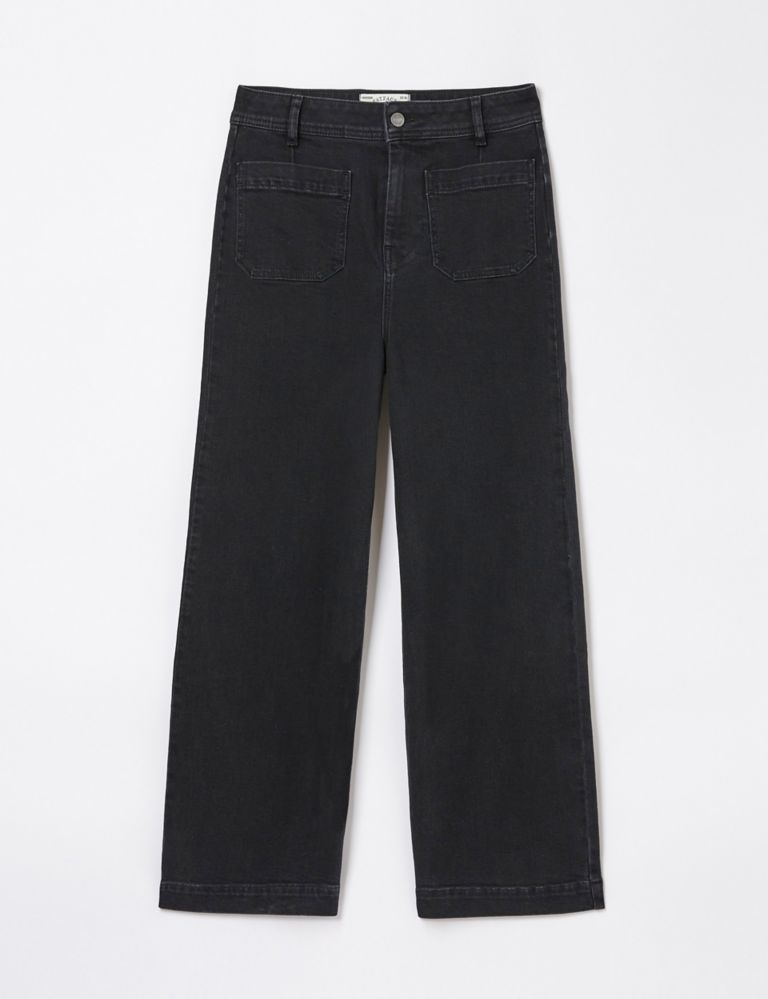 Wide Leg Cropped Jeans 2 of 5