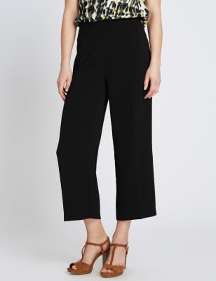 m and s womens cropped trousers