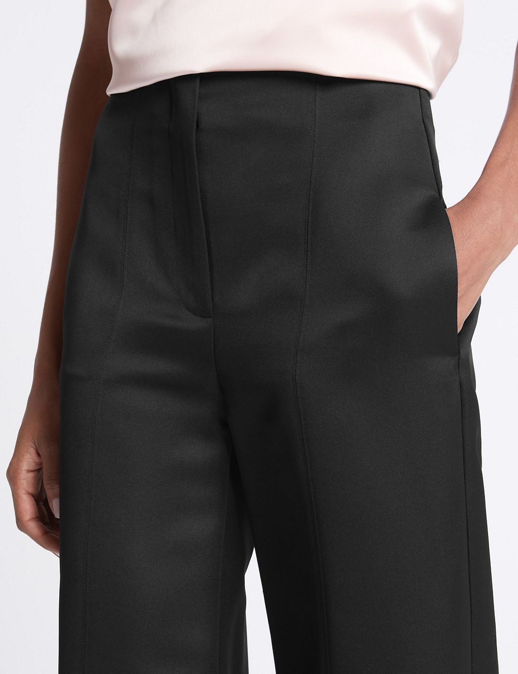 Wide Leg Cropped Trousers 4 of 7