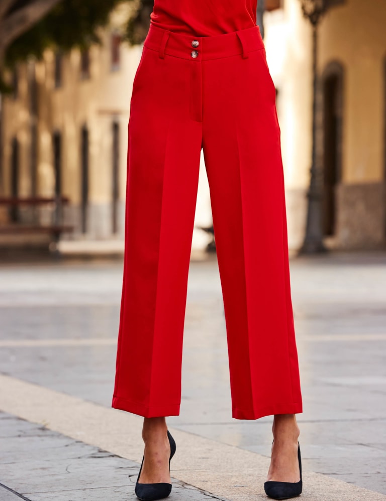 Culottes wide leg trousers hot sale