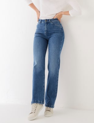 curvy wide leg jeans