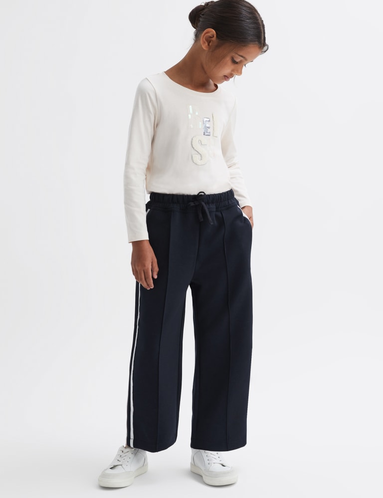 Marks and spencer wide leg joggers discount