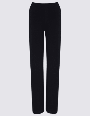 m and s ladies wide leg trousers