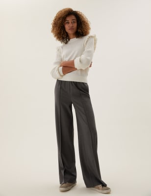 Marks and spencer 2024 wide leg joggers