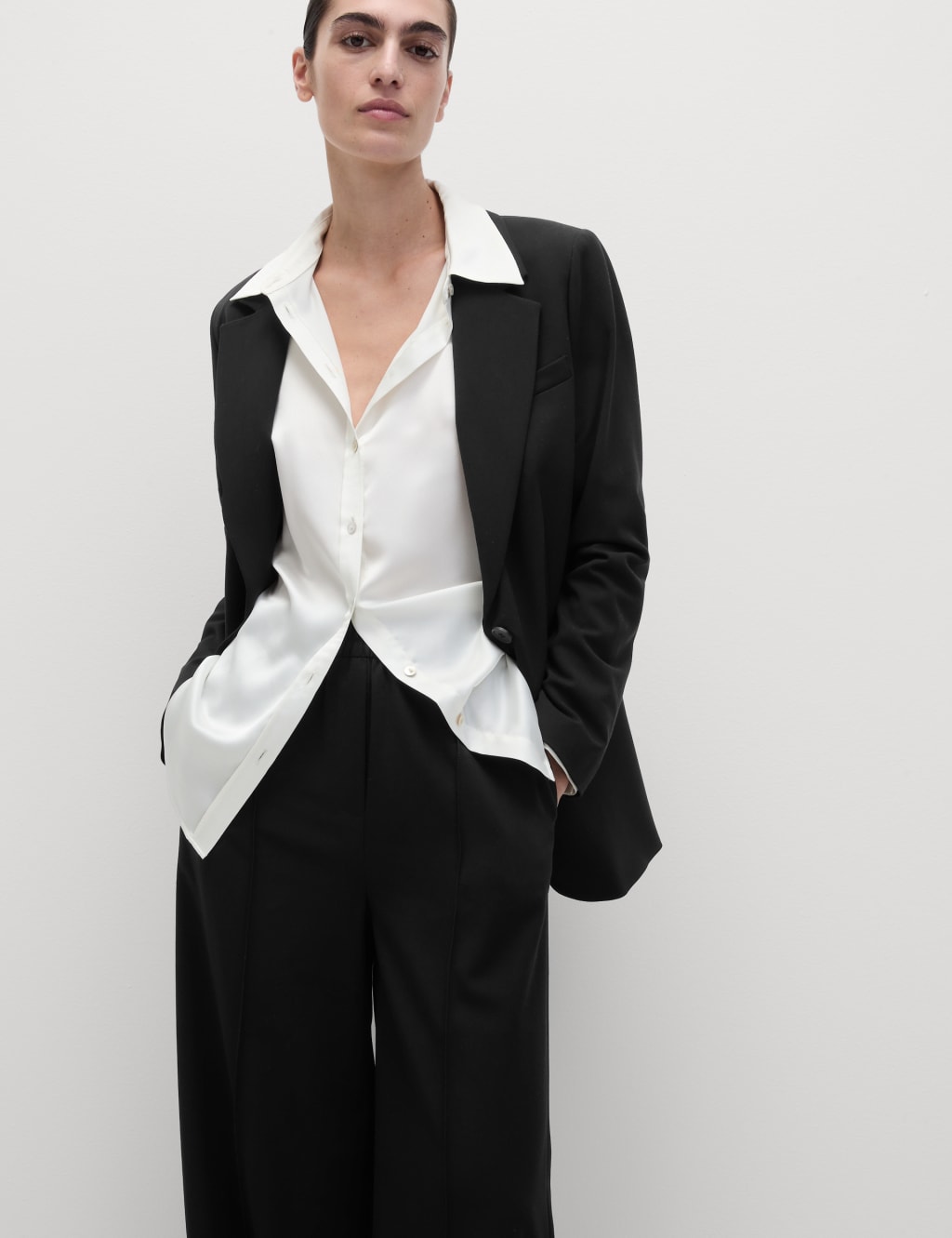 Marks and spencer ladies trousers discount