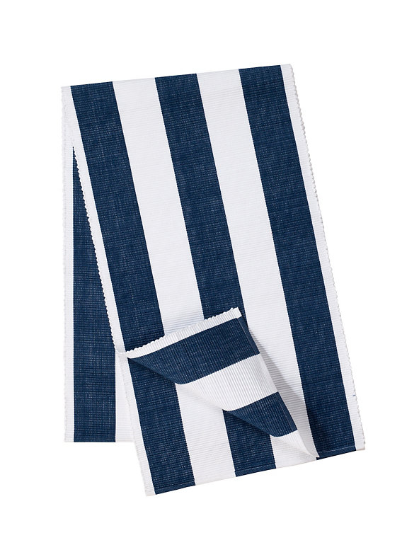 Wide Striped Table Runner Image 1 of 1