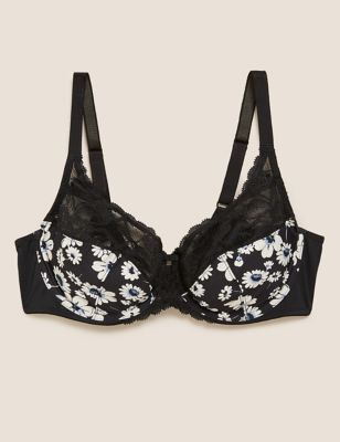 Wild Blooms Non-Padded Full Cup Bra A-E | M&S Collection | M&S