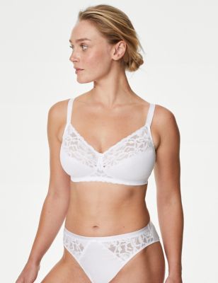 MARKS & SPENCER Wild Blooms Wired Full Cup Bra T332711OPALINE (36D) Women  Everyday Non Padded Bra - Buy MARKS & SPENCER Wild Blooms Wired Full Cup Bra  T332711OPALINE (36D) Women Everyday Non