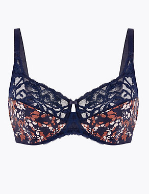 Wild Blooms Non-Padded Full Cup Bra F-H Image 2 of 6