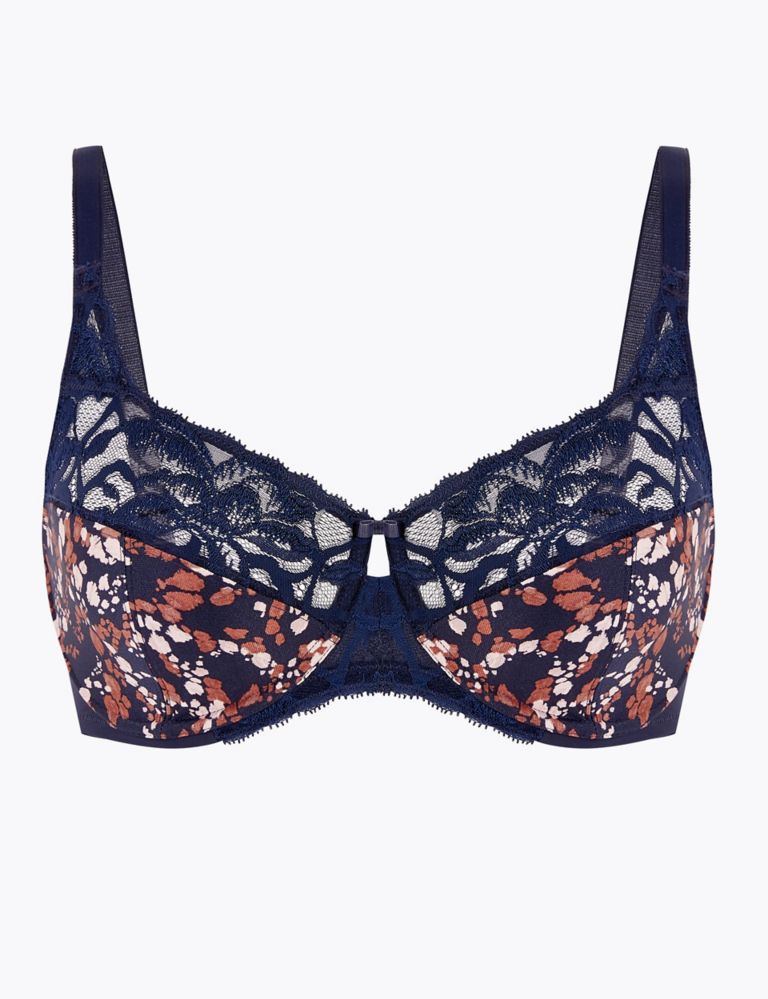 Wild Blooms Non-Padded Full Cup Bra F-H 2 of 6