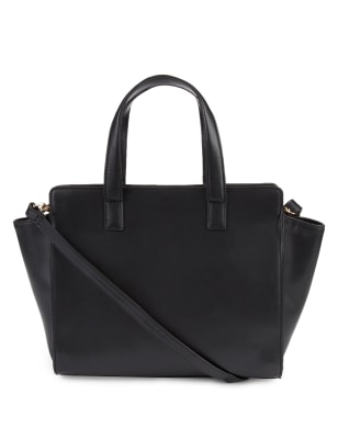 Black winged tote discount bag