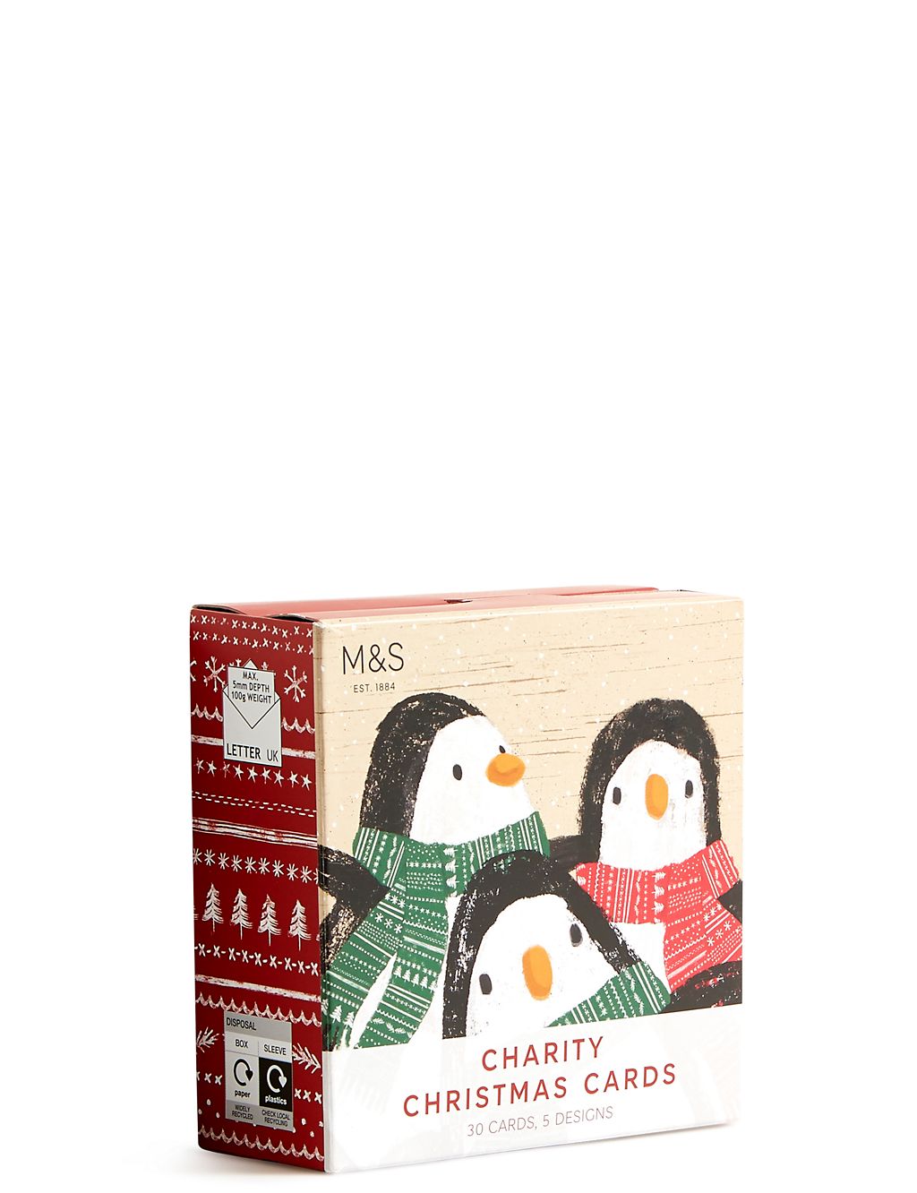 Winter Characters Christmas Charity Cards Pack of 30 6 of 8