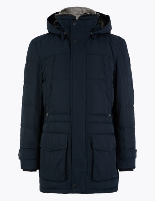 Mens parka coats marks and outlet spencer