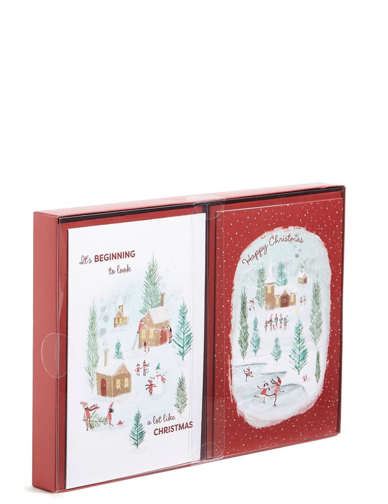 Winter Scene Christmas Charity Cards Pack of 20 6 of 6
