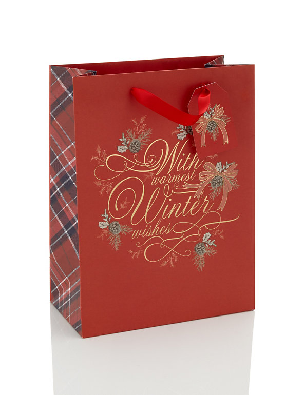 Winter Wishes Large Christmas Bag Image 1 of 2