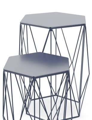 Navy nest store of tables