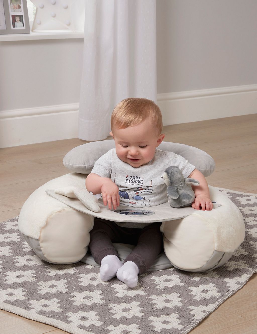 Wish Upon a Cloud Sit & Play Floor Seat (6 Mths) 1 of 7