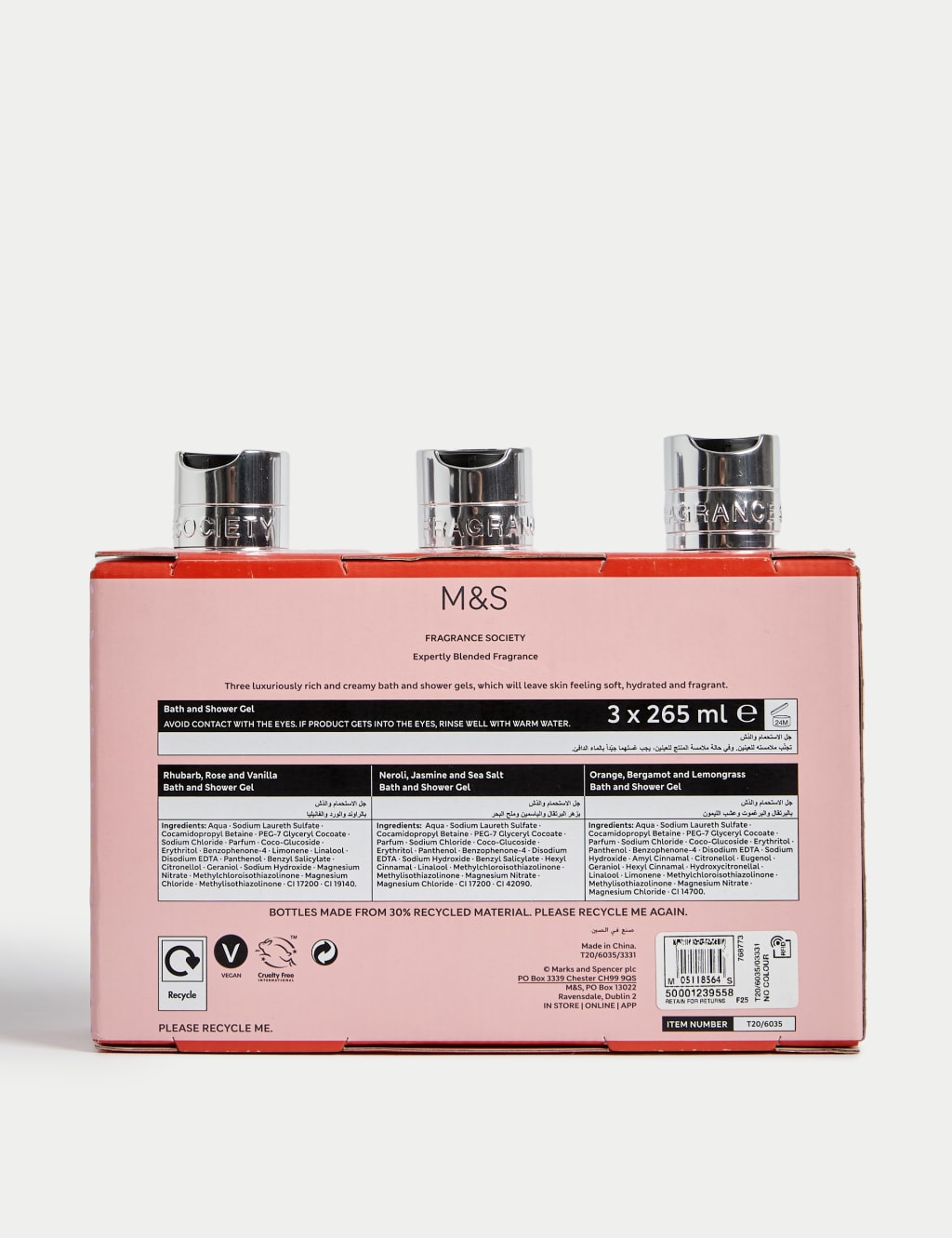 Women's Body Wash Collection Fragrance Society M&S