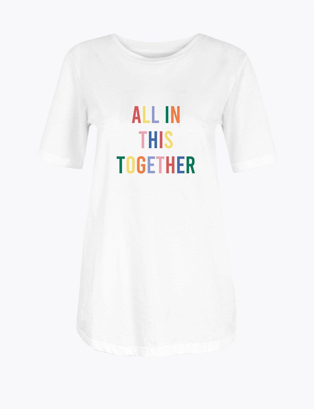 Women's NHS Charities Together Slogan T-Shirt 1 of 1