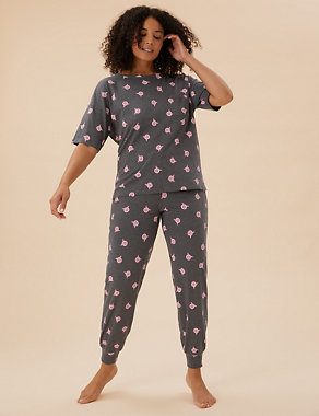 Women's Percy Pig™ Family Pyjama Set Image 3 of 5