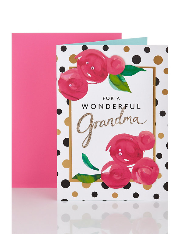 Wonderful Grandma Card Image 1 of 2