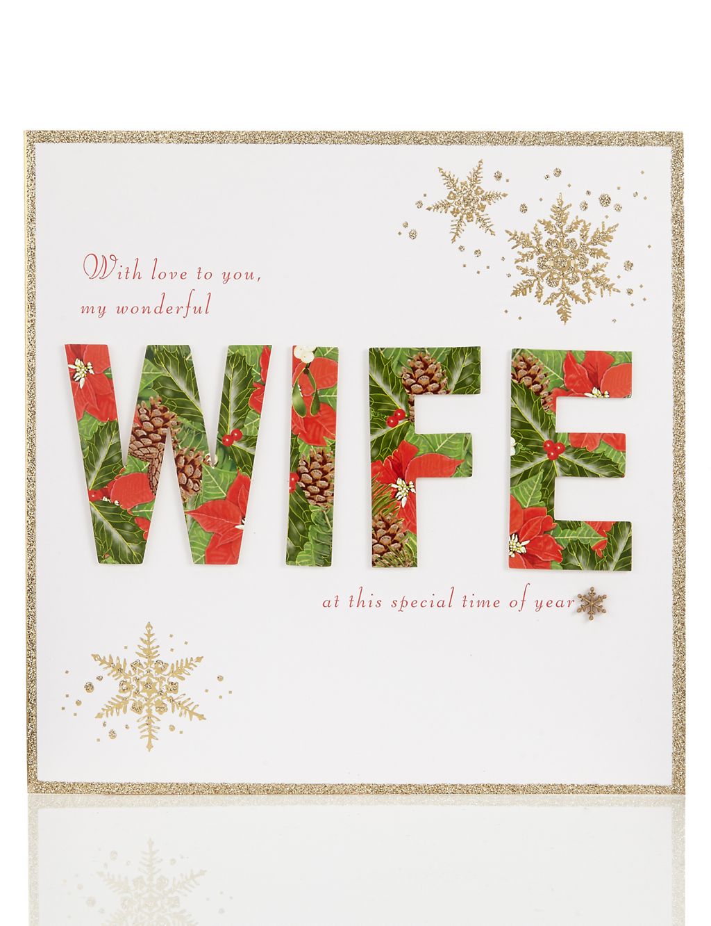 Wonderful Wife Christmas Card 3 of 4