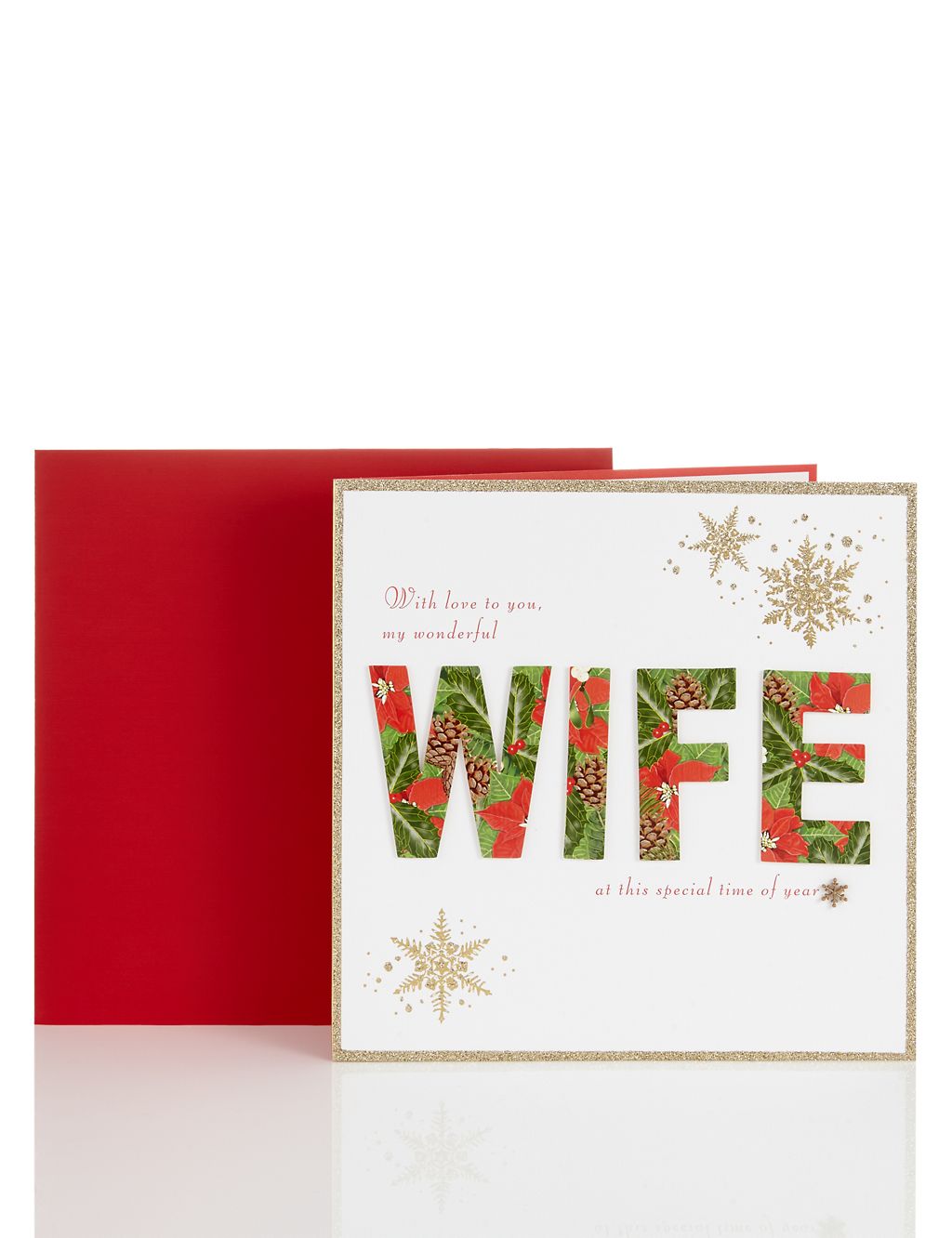 Wonderful Wife Christmas Card 1 of 4