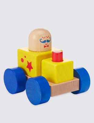 Wooden Circus Train Toy Image 1 of 2