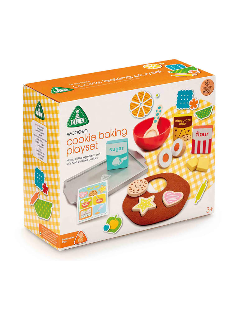 Wooden Cookie Baking Playset 3 Yrs Early Learning Centre M S