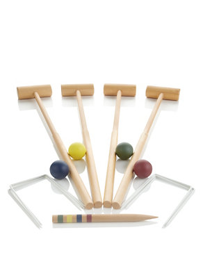 Wooden Croquet Set Image 2 of 3