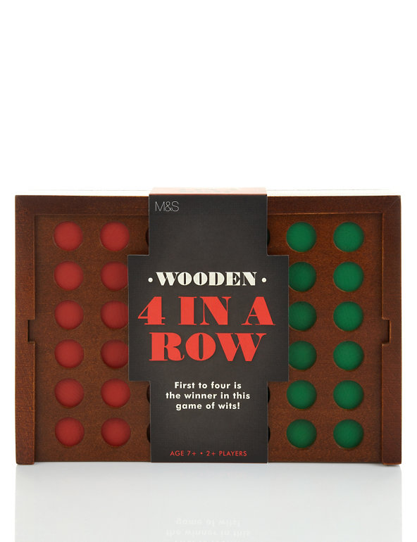 Wooden Four in a Row Image 1 of 2